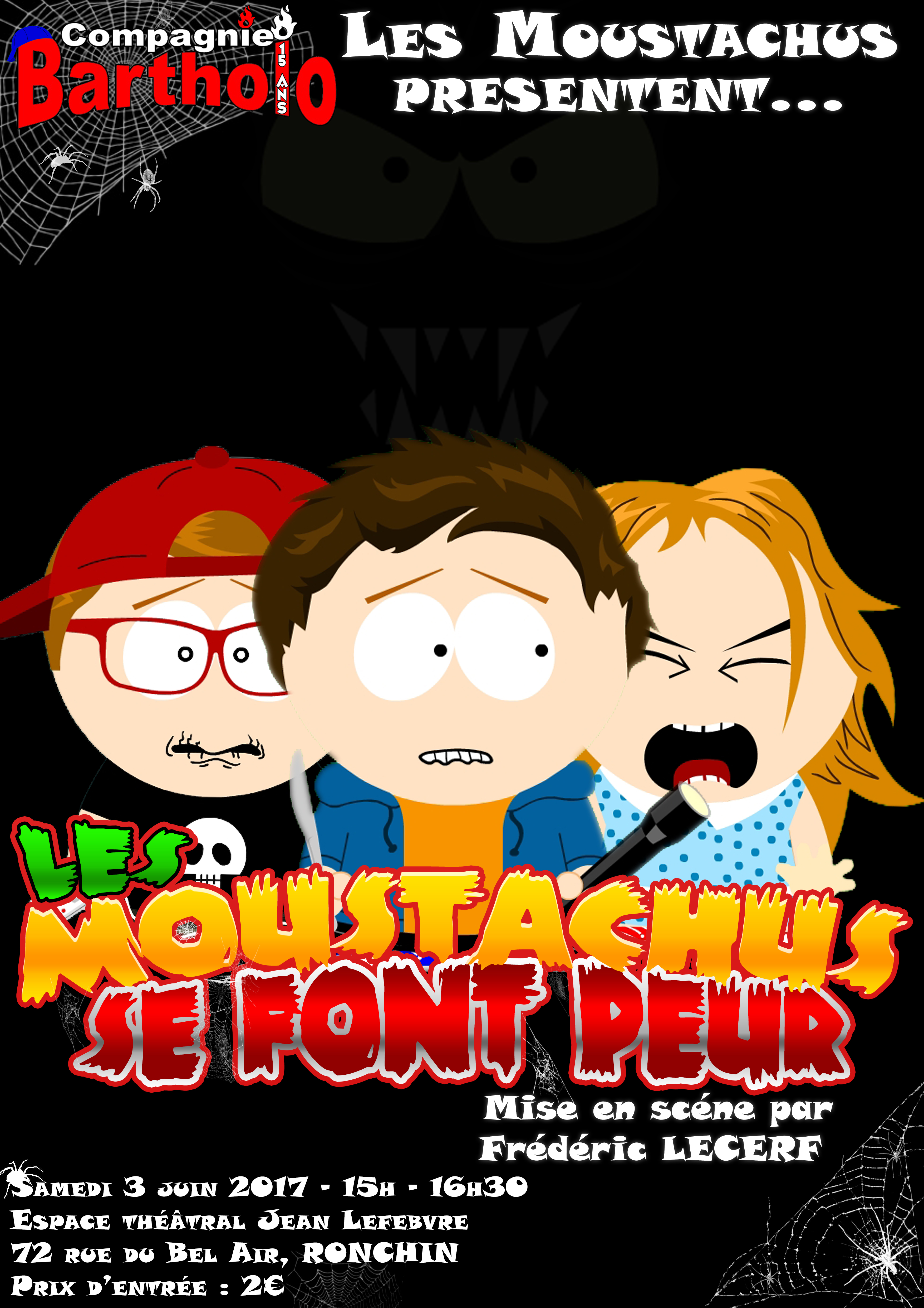 Les Moustachus se font peur